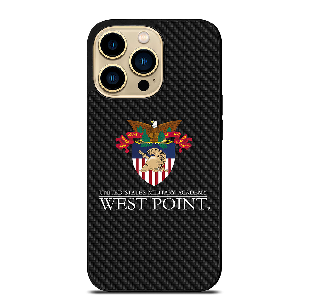 THE UNITED STATES MILITARY ACADEMY CARBON LOGO iPhone 14 Pro Max Case Cover