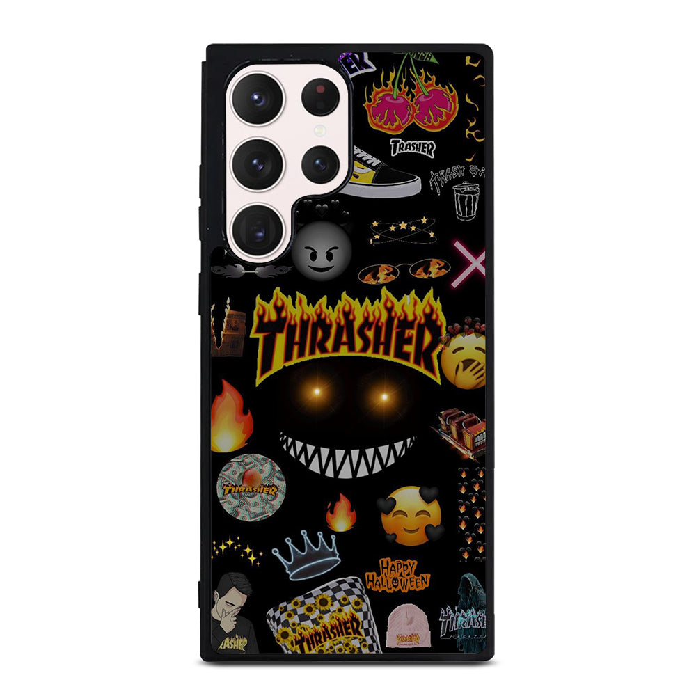THRASER SKATEBOARD PATTERN Samsung Galaxy S23 Ultra Case Cover