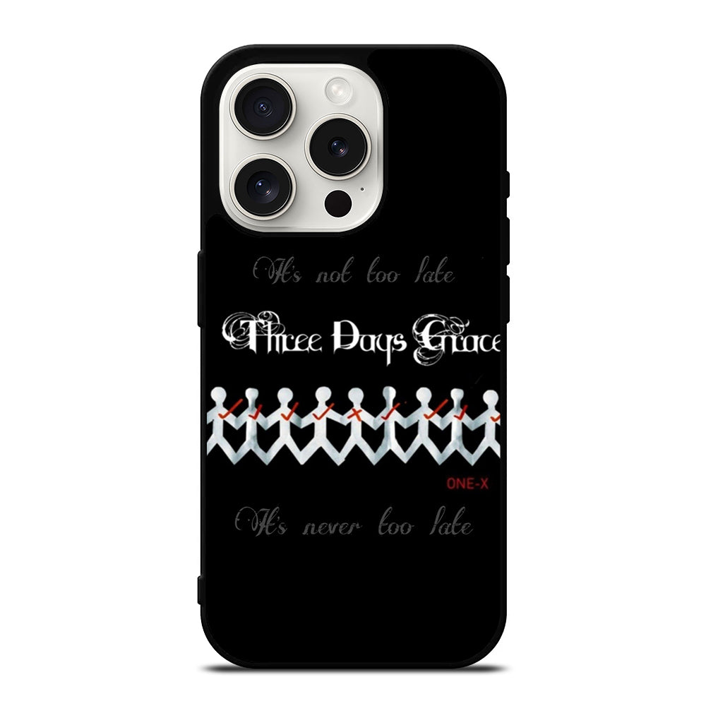 THREE DAYS GRACE LOGO BAND iPhone 15 Pro Case Cover