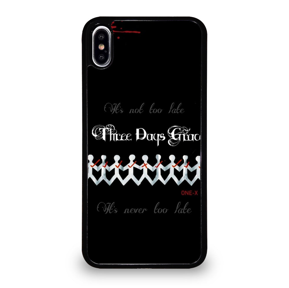 THREE DAYS GRACE LOGO BAND iPhone XS Max Case Cover