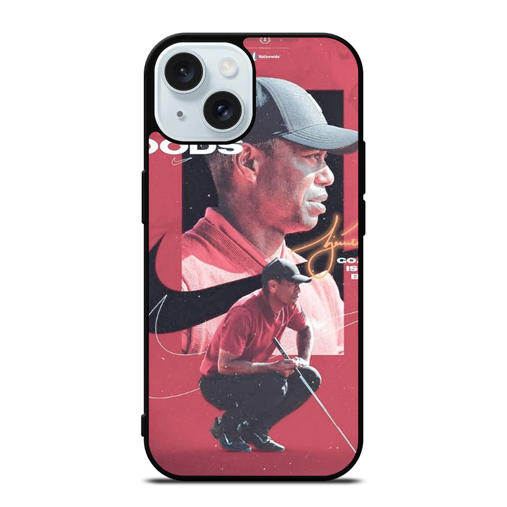 TIGER WOODS GOLF SIGNATURE iPhone 15 Case Cover