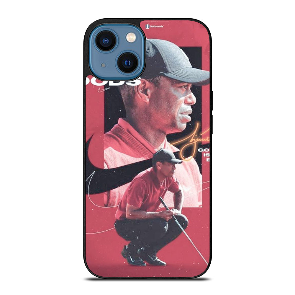 TIGER WOODS GOLF SIGNATURE iPhone 14 Case Cover
