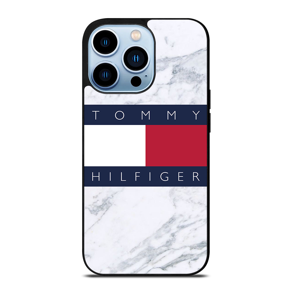 TOMMY HILFIGER WHITE MARBLE iPhone 13 Pro Max Case Cover