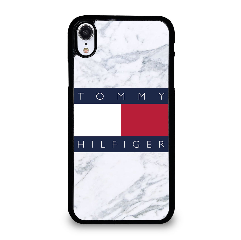 TOMMY HILFIGER WHITE MARBLE iPhone XR Case Cover