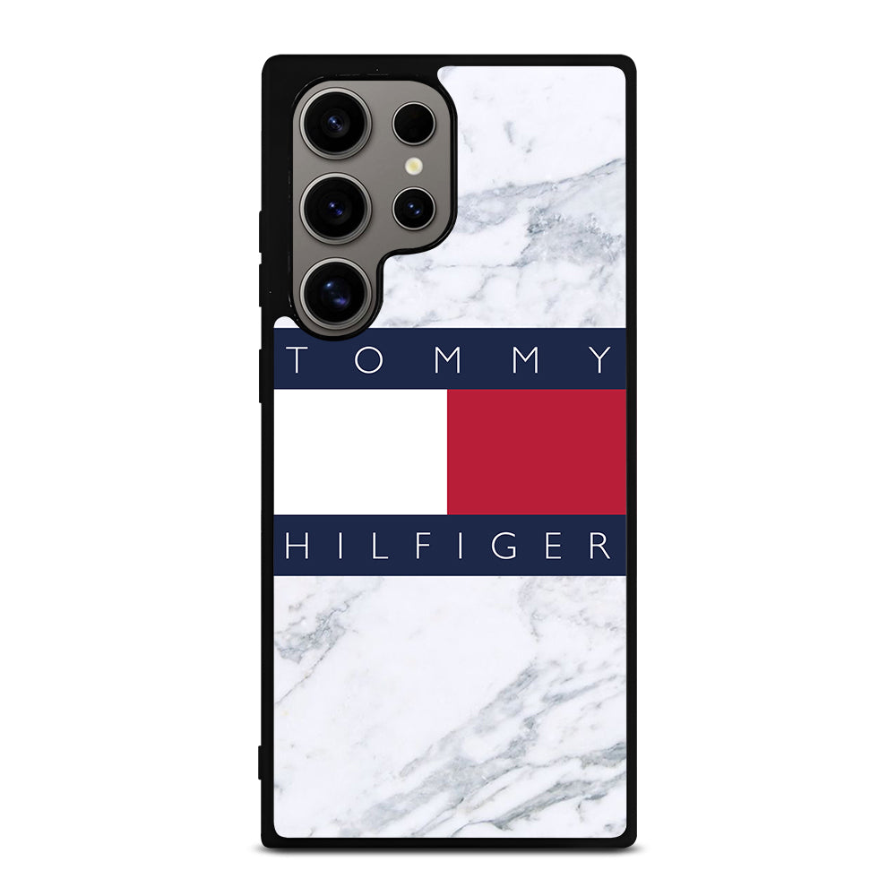 TOMMY HILFIGER WHITE MARBLE Samsung Galaxy S24 Ultra Case Cover