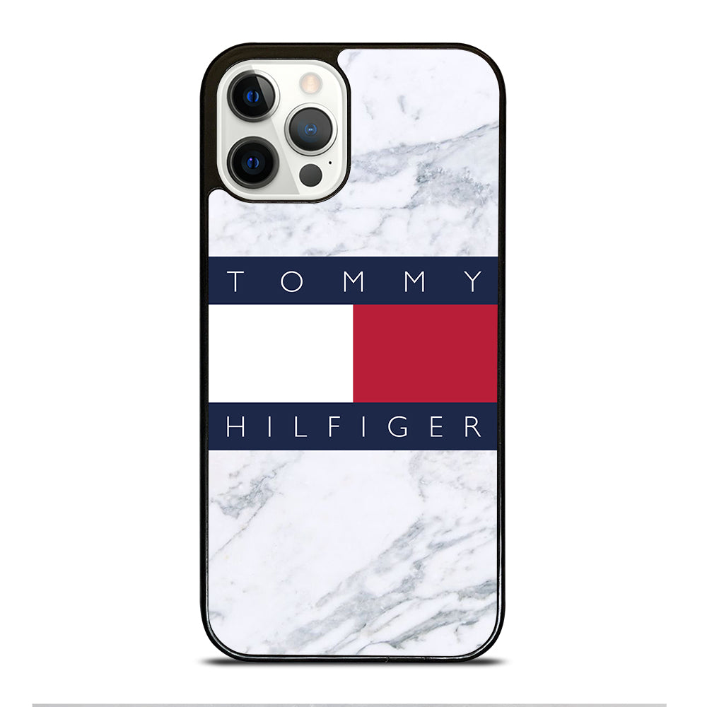 TOMMY HILFIGER WHITE MARBLE iPhone 12 Pro Case Cover
