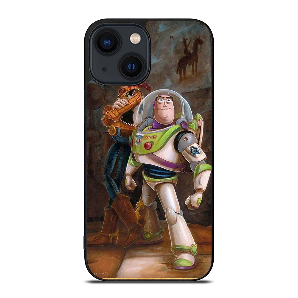 TOY STORY WOODY BUZZ ART iPhone 14 Plus Case Cover