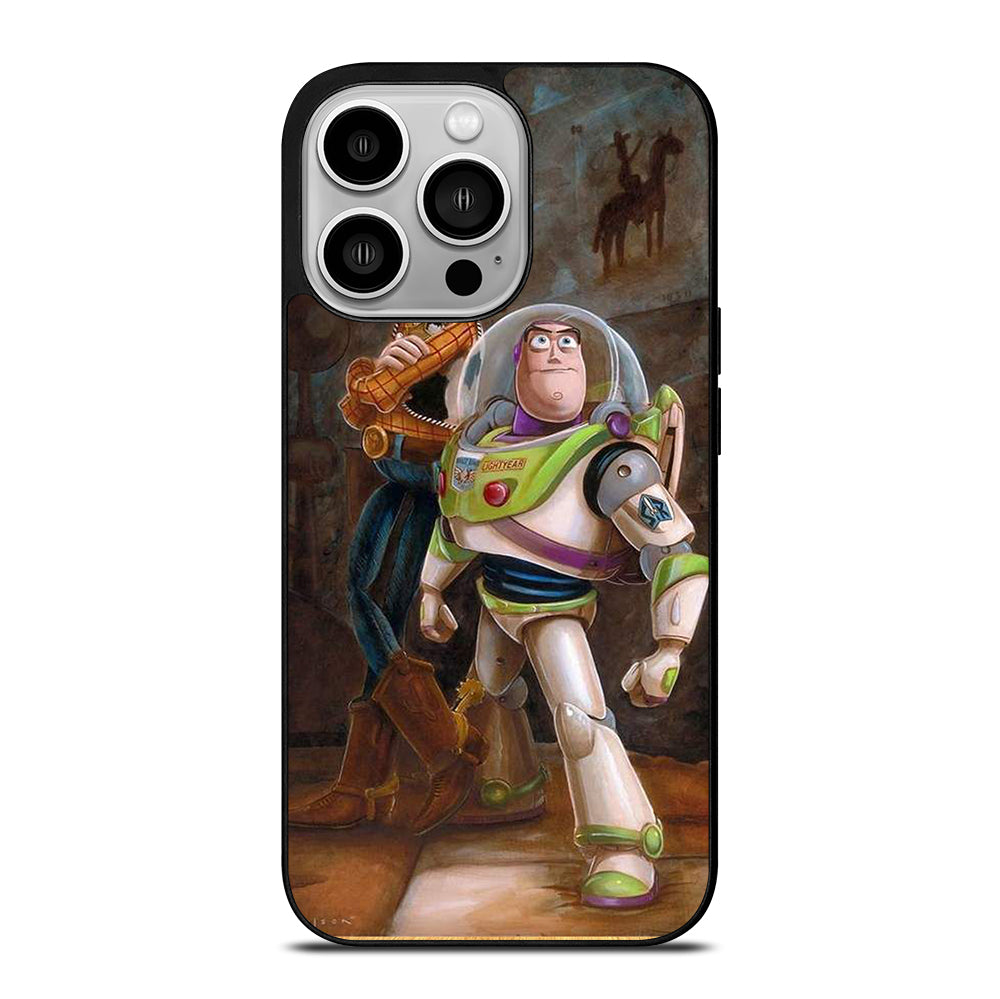 TOY STORY WOODY BUZZ ART iPhone 14 Pro Case Cover