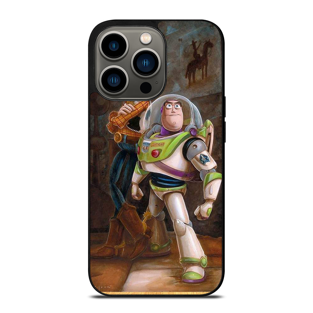 TOY STORY WOODY BUZZ ART iPhone 13 Pro Case Cover