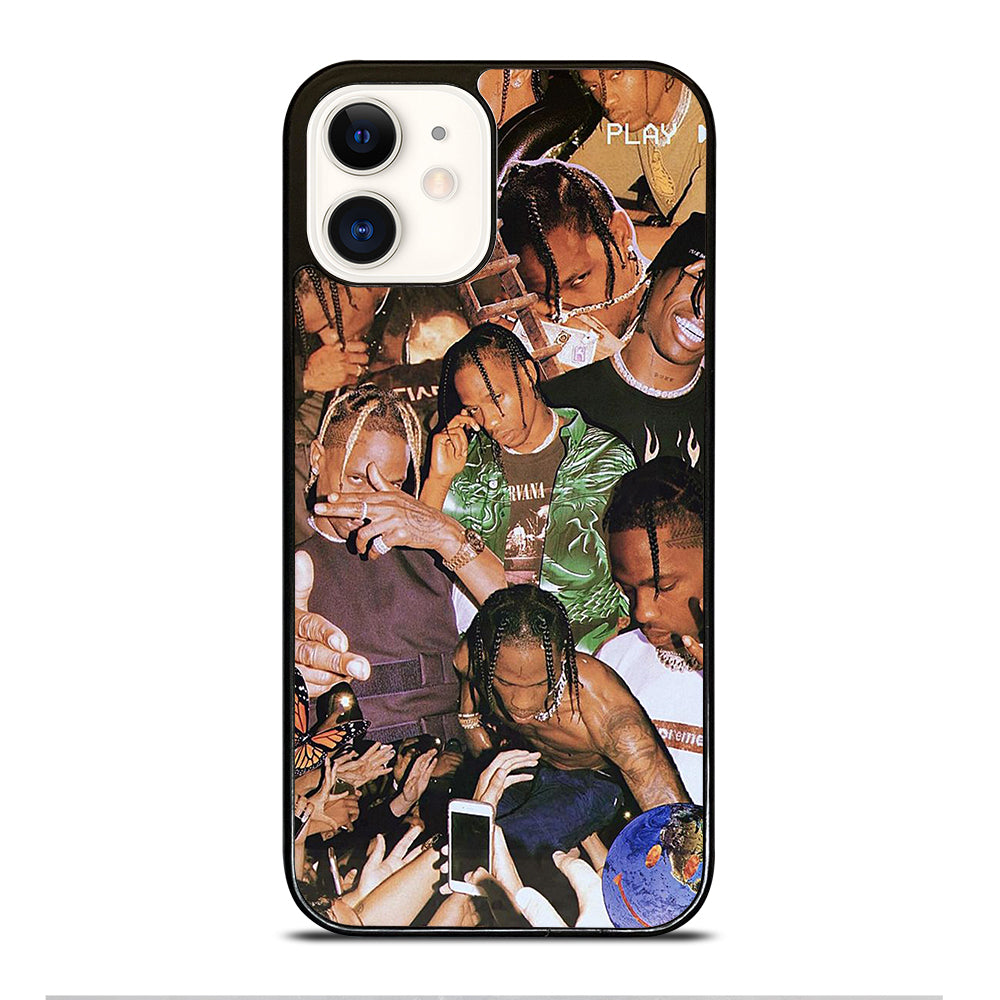 TRAVIS SCOTT AMERICAN RAPPER COLLAGE iPhone 12 Case Cover