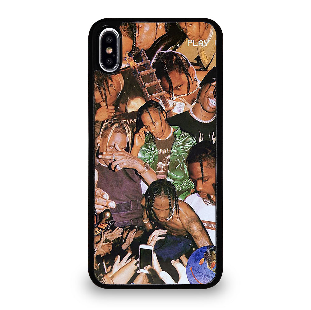 TRAVIS SCOTT AMERICAN RAPPER COLLAGE iPhone XS Max Case Cover