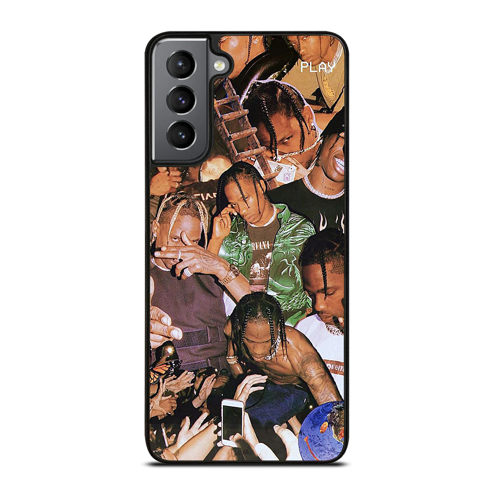 TRAVIS SCOTT AMERICAN RAPPER COLLAGE Samsung Galaxy S21 Plus Case Cover