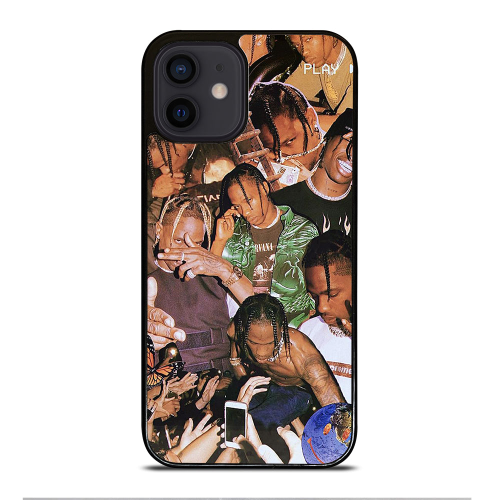 TRAVIS SCOTT AMERICAN RAPPER COLLAGE iPhone 12 Mini Case Cover