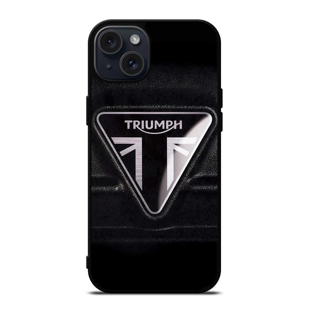 TRIUMPH MOTORCYCLE EMBLEM 2 iPhone 15 Plus Case Cover