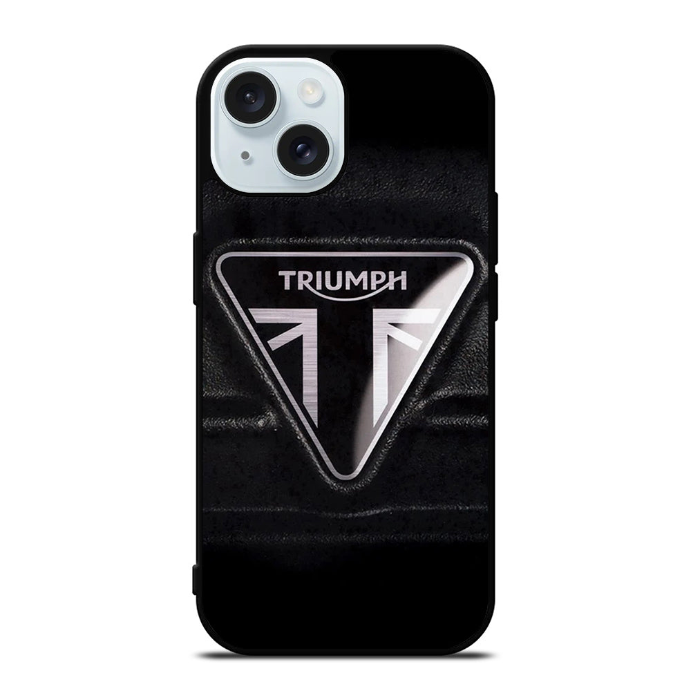 TRIUMPH MOTORCYCLE EMBLEM 2 iPhone 15 Case Cover