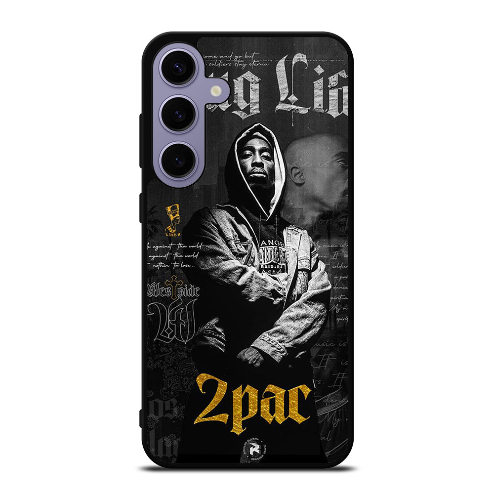 TUPAC 2PAC RAPPER POSTER Samsung Galaxy S24 Plus Case Cover