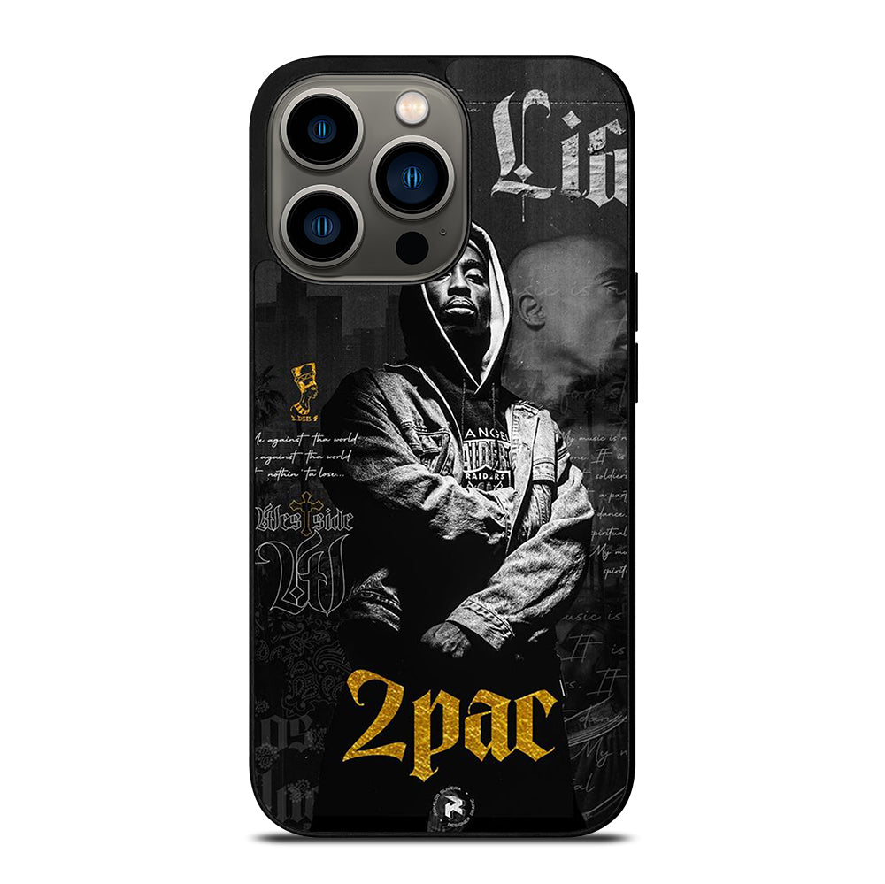 TUPAC 2PAC RAPPER POSTER iPhone 13 Pro Case Cover