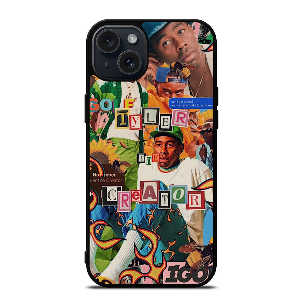 TYLER THE CREATOR RAPPER COLLAGE iPhone 15 Plus Case Cover