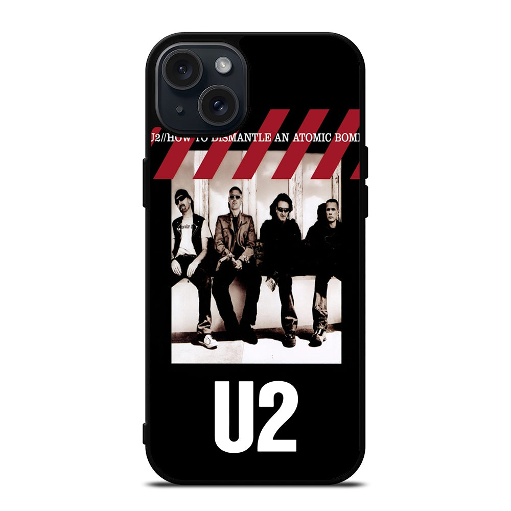 U2 BAND POSTER 3 iPhone 15 Plus Case Cover