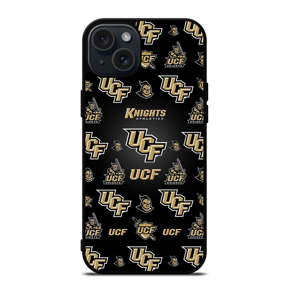 UCF KNIGHTS LOGO PATTERN iPhone 15 Plus Case Cover
