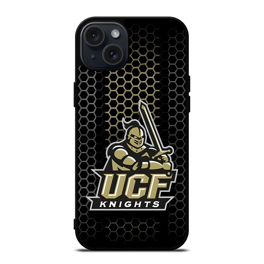 UCF KNIGHTS METAL LOGO iPhone 15 Plus Case Cover