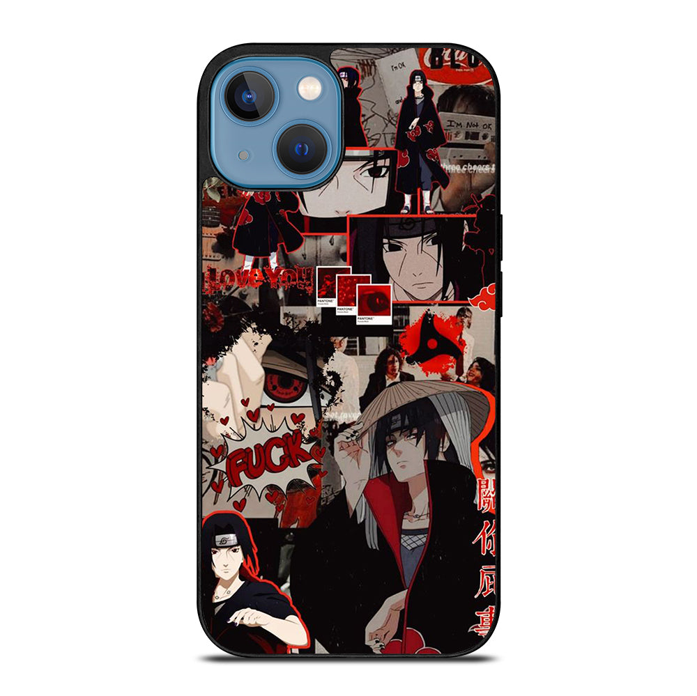 UCHIHA ITACHI NARUTO ANIME COLLAGE iPhone 13 Case Cover