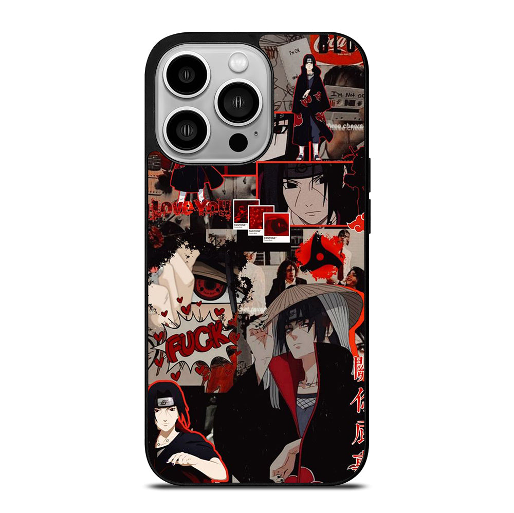 UCHIHA ITACHI NARUTO ANIME COLLAGE iPhone 14 Pro Case Cover