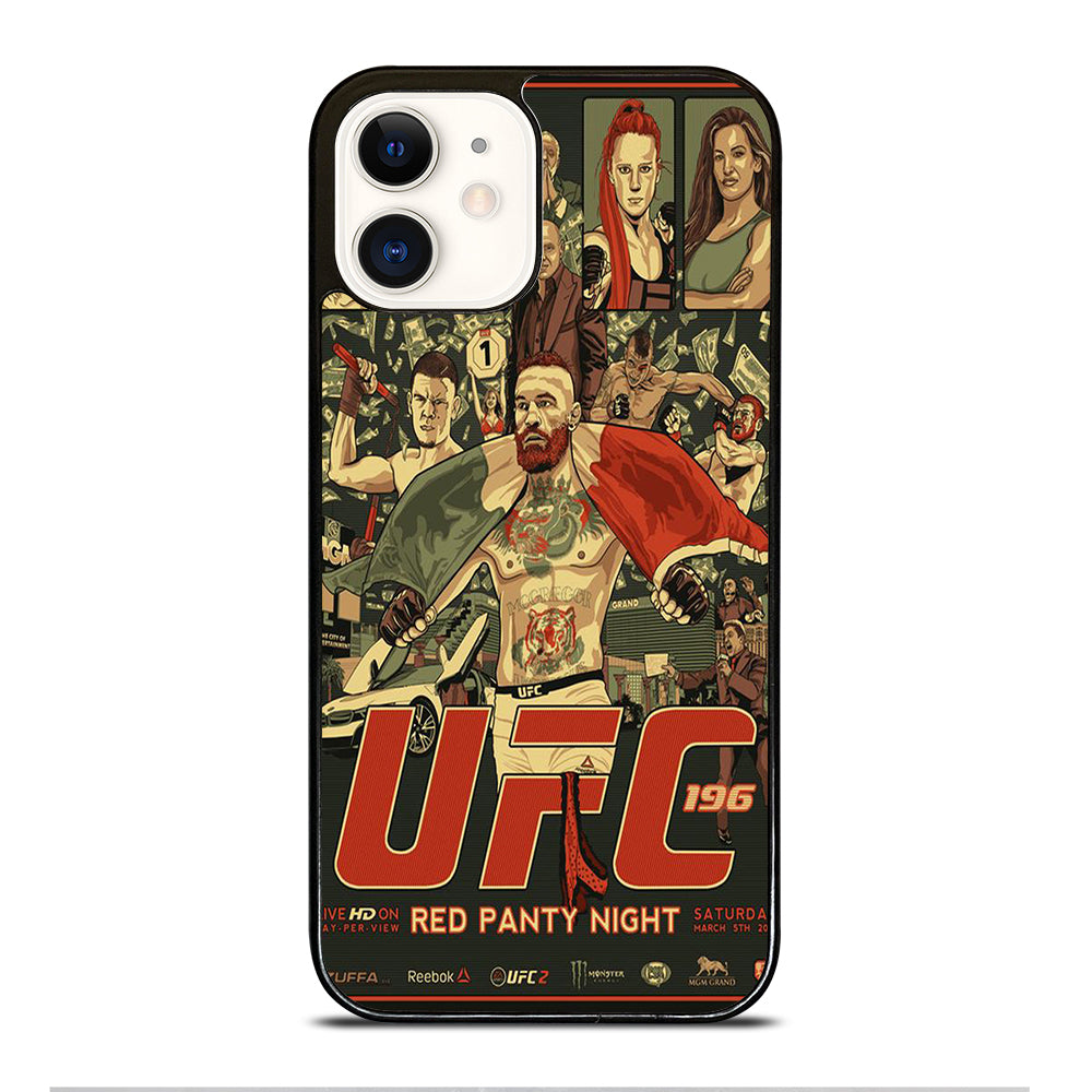 UFC LOGO FIGHTING POSTER iPhone 12 Case Cover