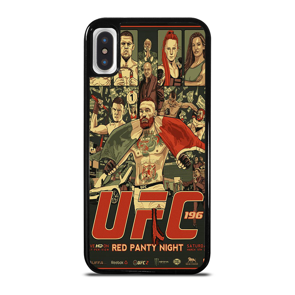 UFC LOGO FIGHTING POSTER iPhone X / XS Case Cover