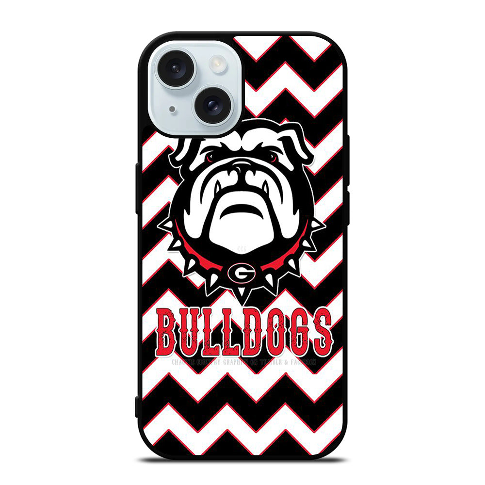 UGA GEORGIA BULLDOGS FOOTBALL LOGO 2 iPhone 15 Case Cover