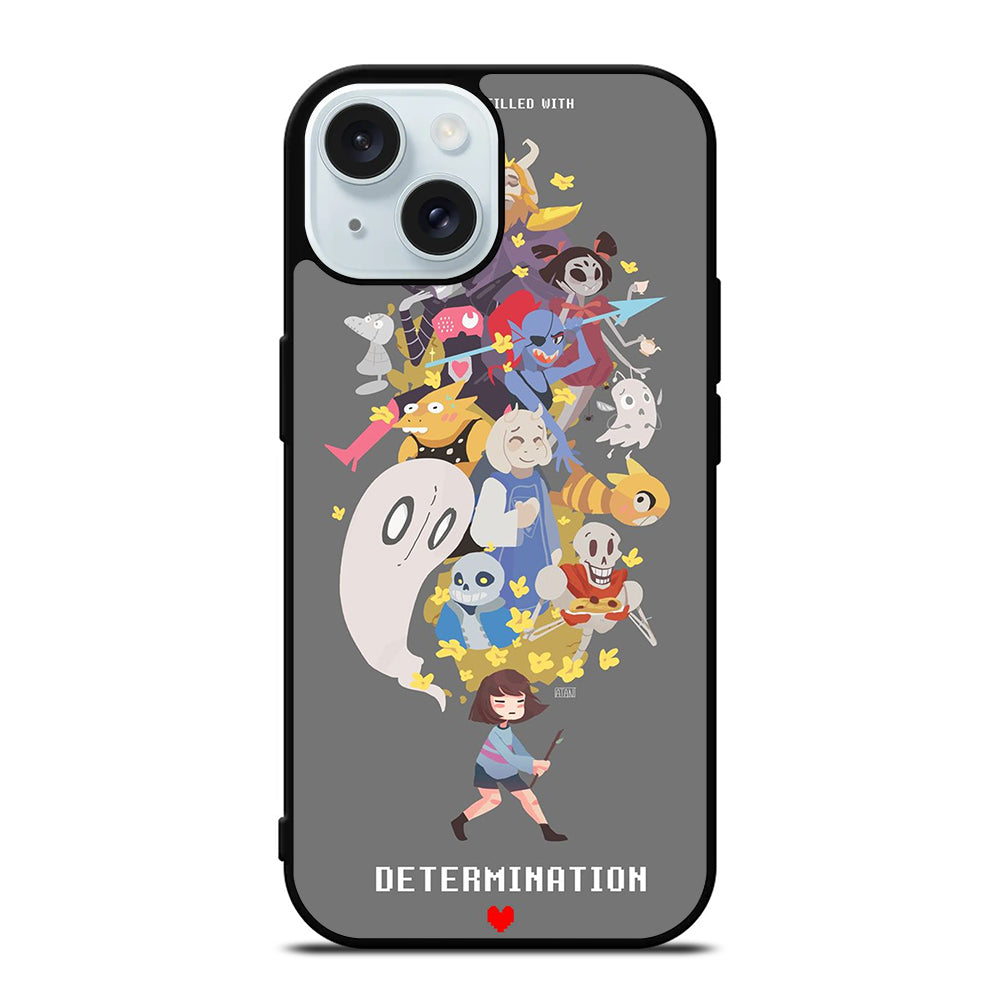 UNDERTALE CHARACTER CARTOON iPhone 15 Case Cover