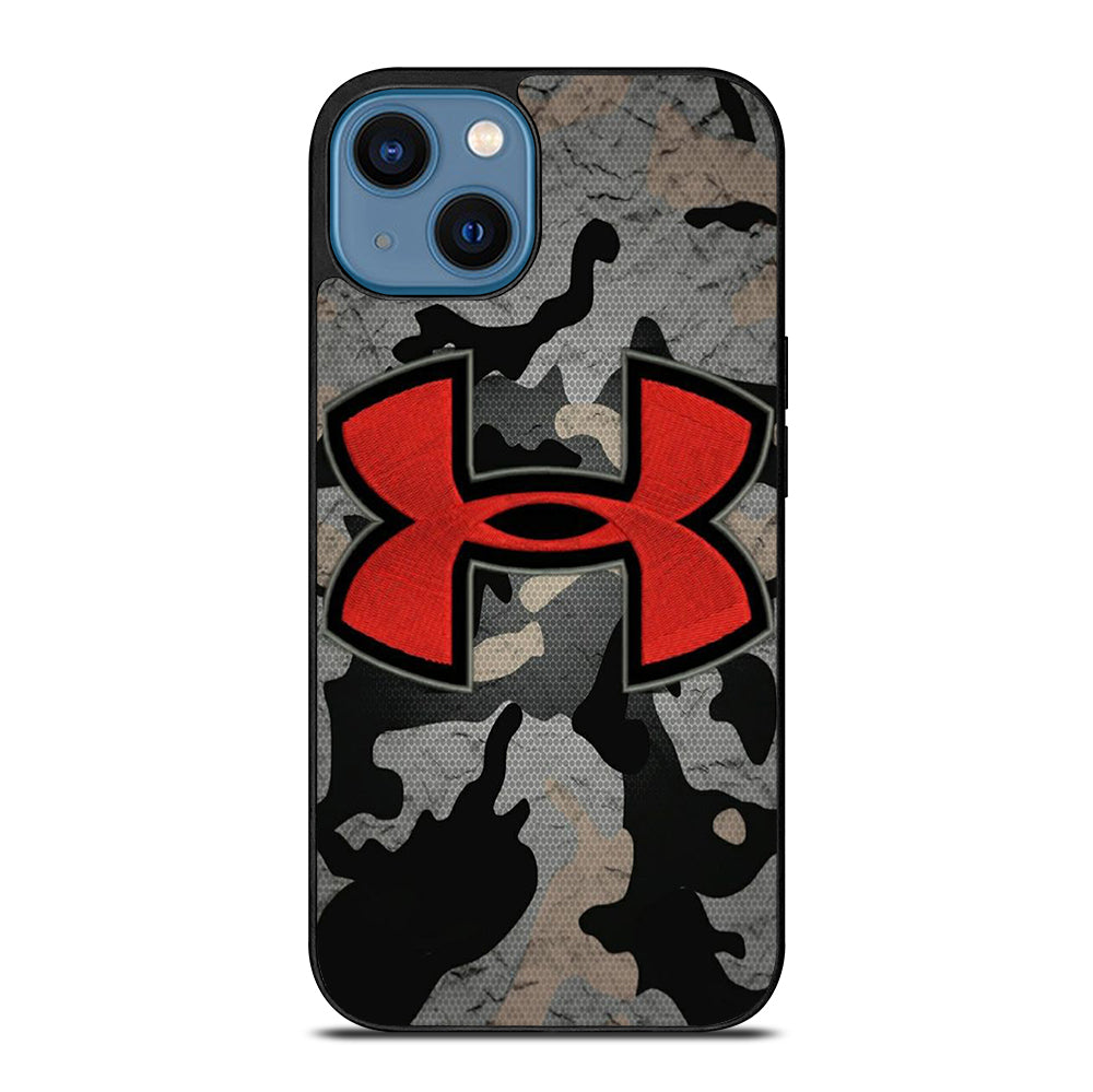 UNDER ARMOUR CAMO RED LOGO iPhone 14 Case Cover