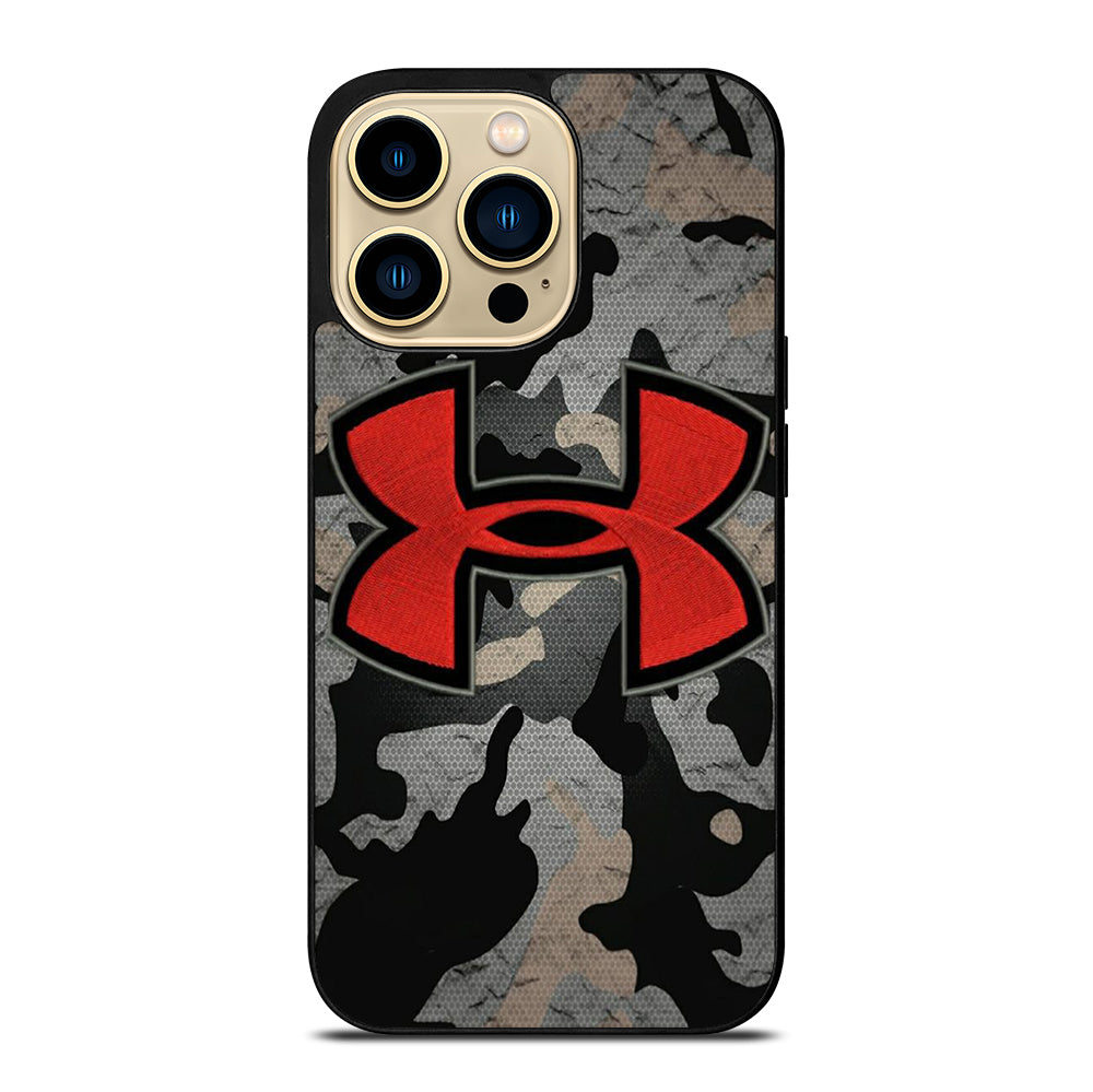 UNDER ARMOUR CAMO RED LOGO iPhone 14 Pro Max Case Cover
