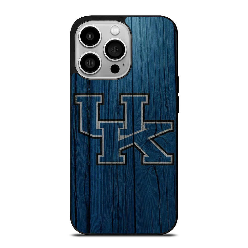 UNIVERSITY OF KENTUCKY UK WOODEN iPhone 14 Pro Case Cover
