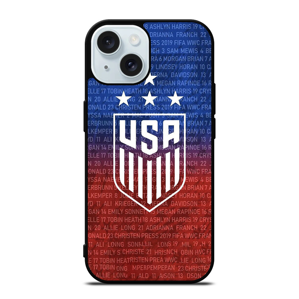 USA SOCCER TEAM SYMBOL 3 iPhone 15 Case Cover