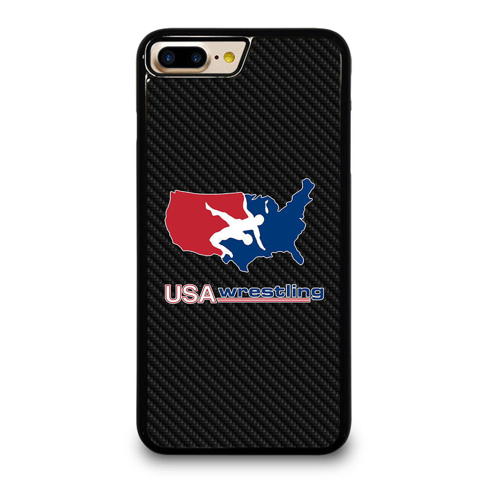 USA WRESTLING CARBON LOGO iPhone 7 / 8 Plus Case Cover