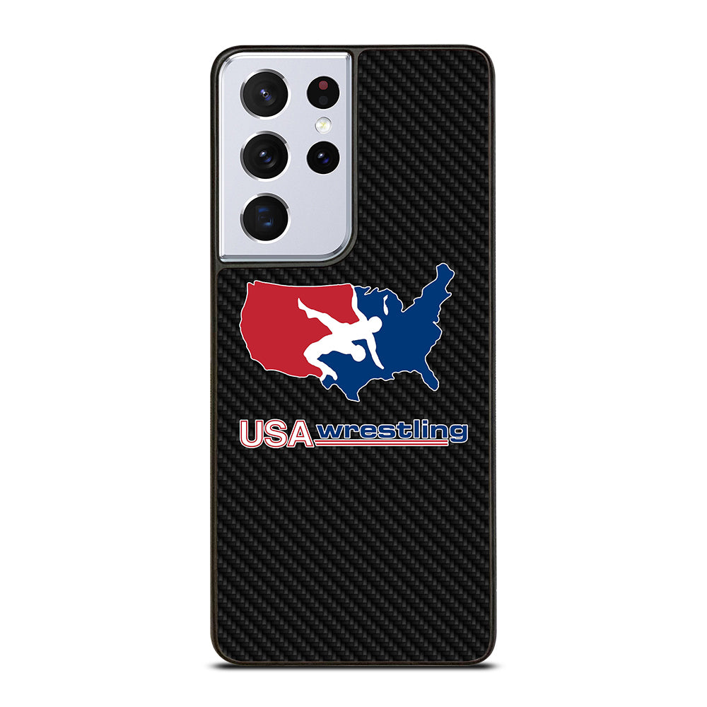 USA WRESTLING CARBON LOGO Samsung Galaxy S21 Ultra Case Cover