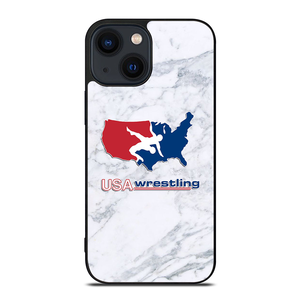 USA WRESTLING MARBLE iPhone 14 Plus Case Cover