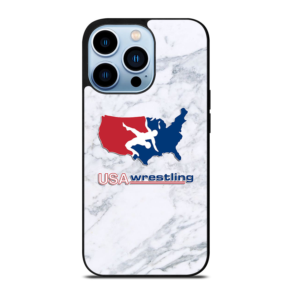USA WRESTLING MARBLE iPhone 13 Pro Max Case Cover