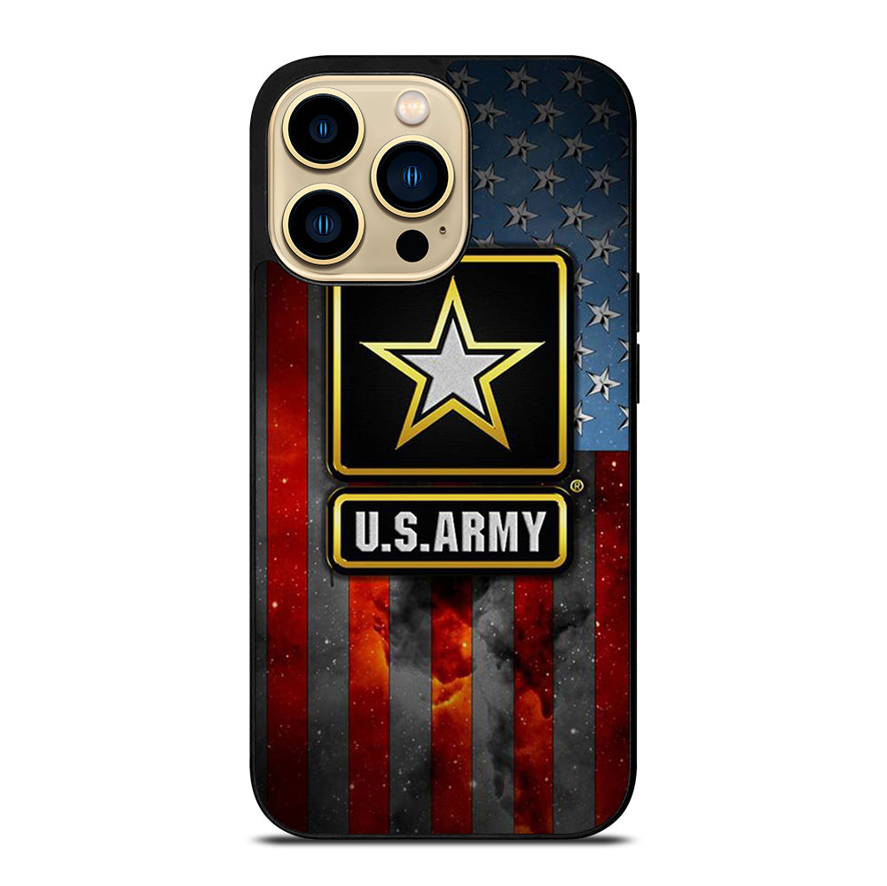 US ARMY USA MILITARY AMERICAN FLAG LOGO 2 iPhone 14 Pro Max Case Cover