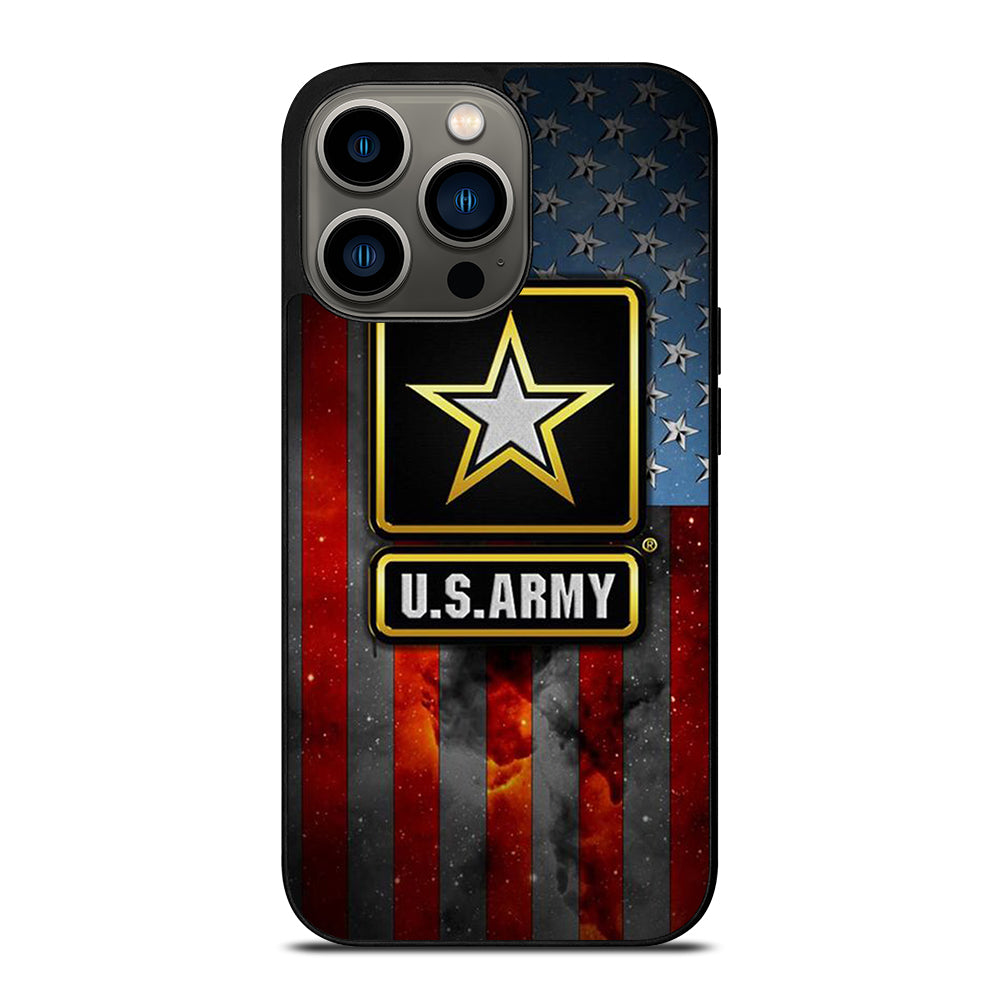 US ARMY USA MILITARY AMERICAN FLAG LOGO 2 iPhone 13 Pro Case Cover