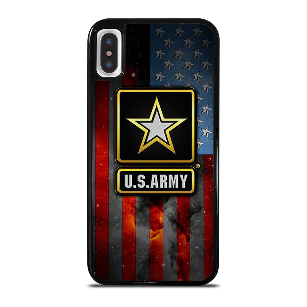 US ARMY USA MILITARY AMERICAN FLAG LOGO 2 iPhone X / XS Case Cover