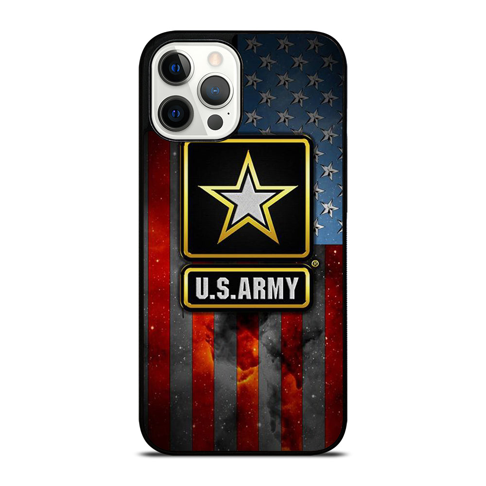 US ARMY USA MILITARY AMERICAN FLAG LOGO 2 iPhone 12 Pro Max Case Cover
