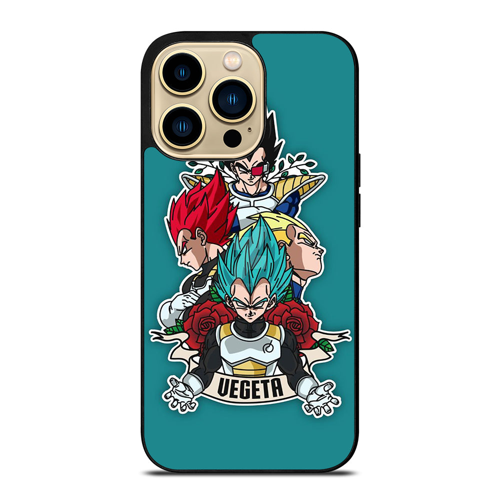 VEGETA ALL SSJ DRAGON BALL SUPER iPhone 14 Pro Max Case Cover