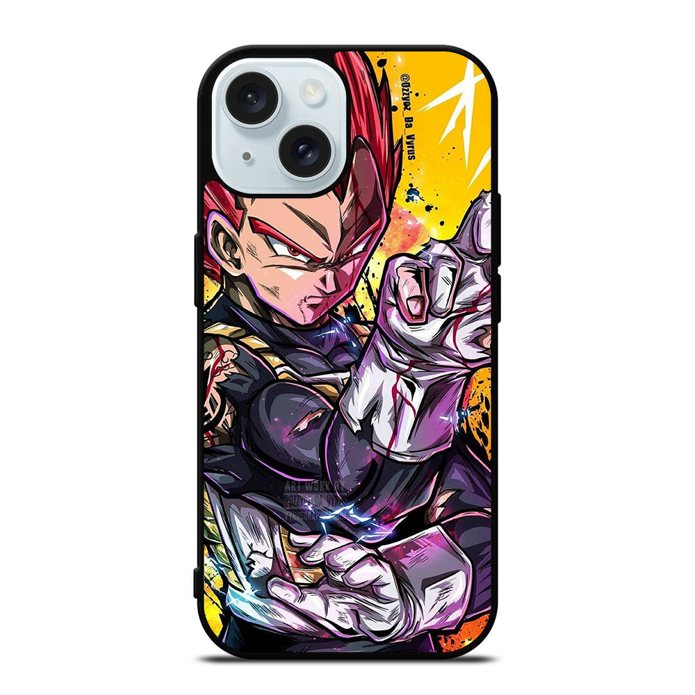 VEGETA ART DRAGON BALL SUPER iPhone 15 Case Cover