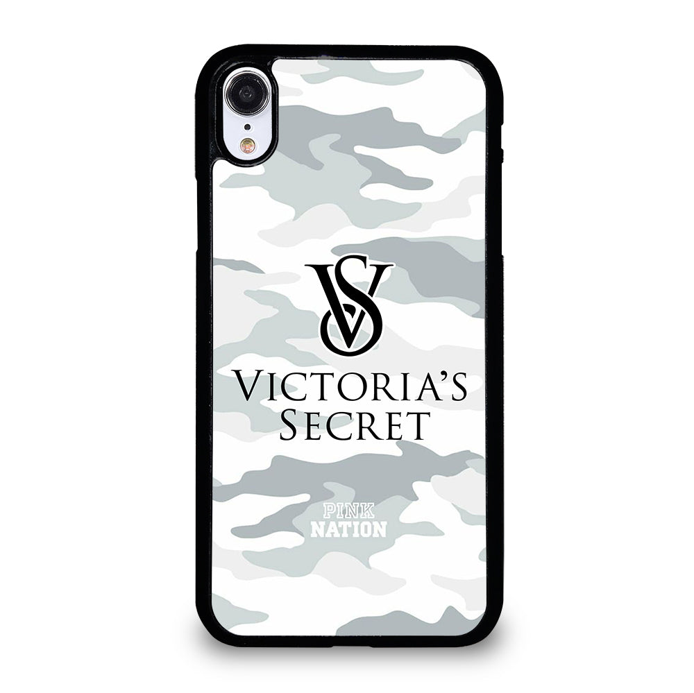 VICTORIA'S SECRET CAMO LOGO iPhone XR Case Cover