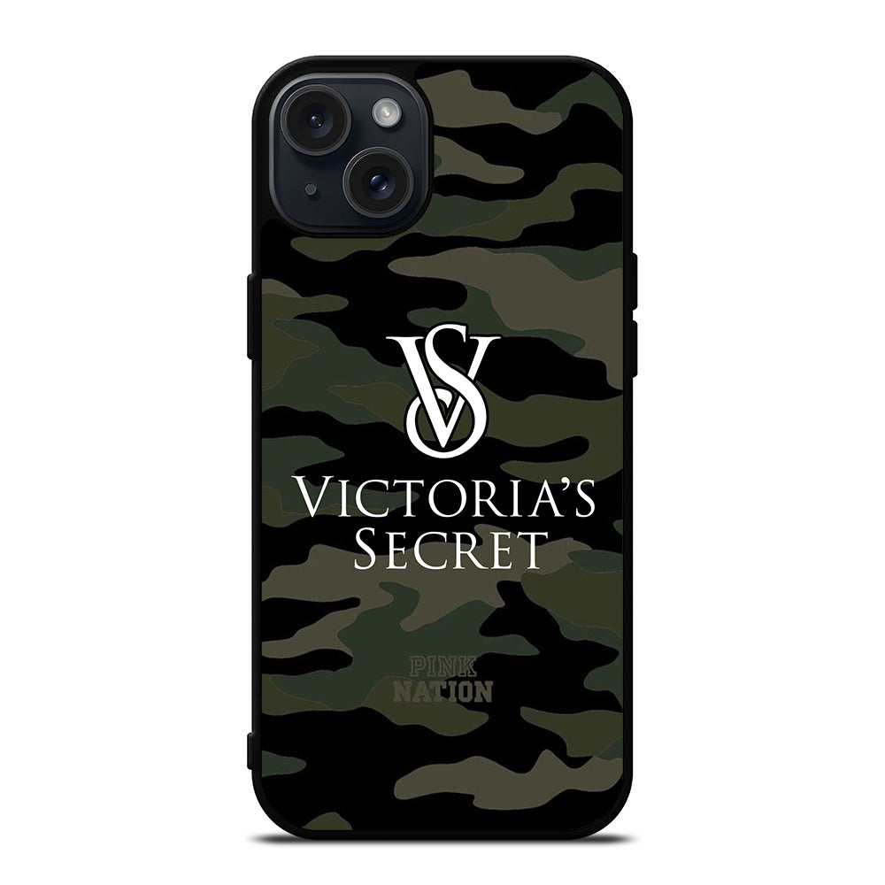 VICTORIA'S SECRET CAMO LOGO 2 iPhone 15 Plus Case Cover