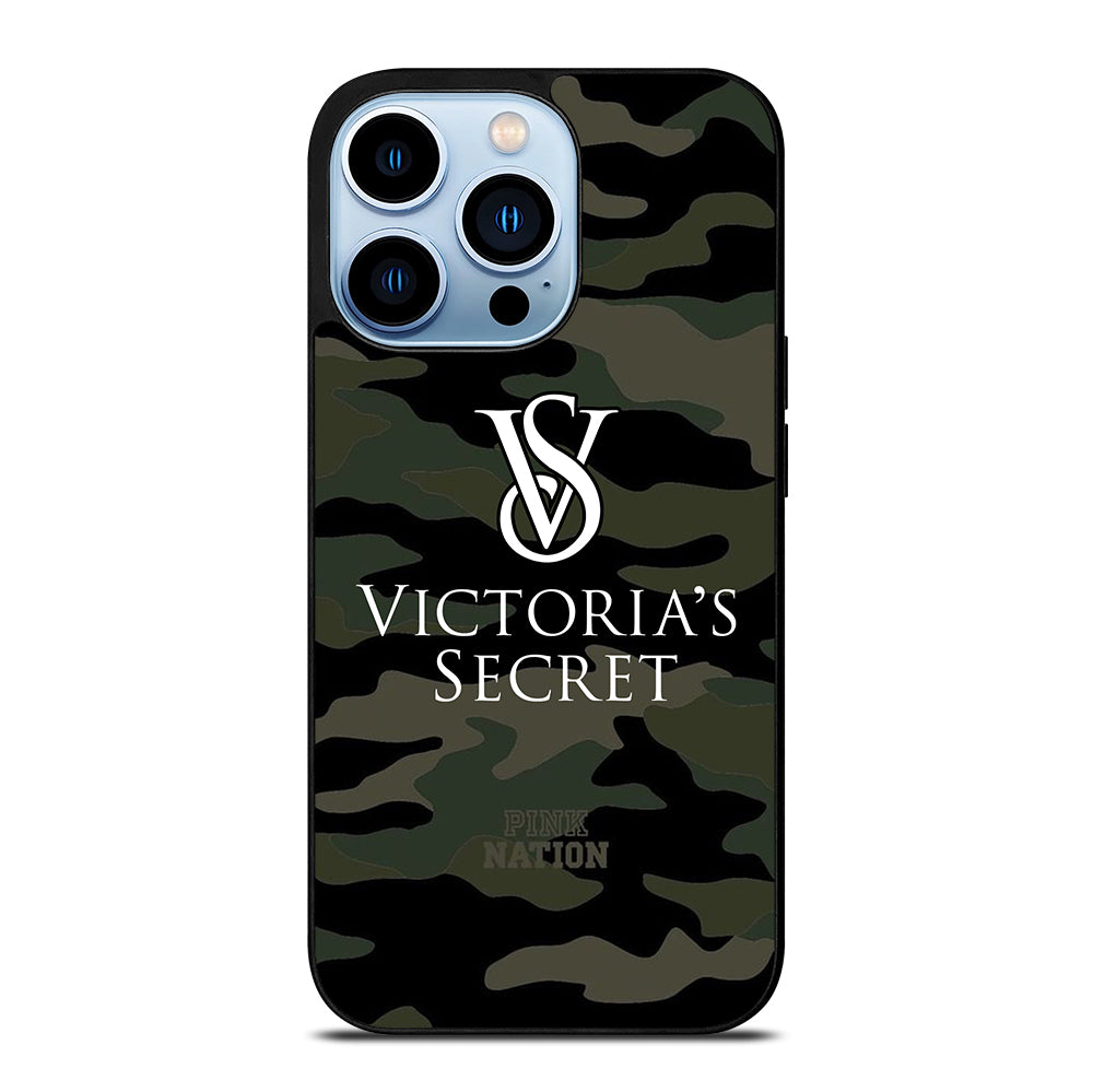 VICTORIA'S SECRET CAMO LOGO 2 iPhone 13 Pro Max Case Cover