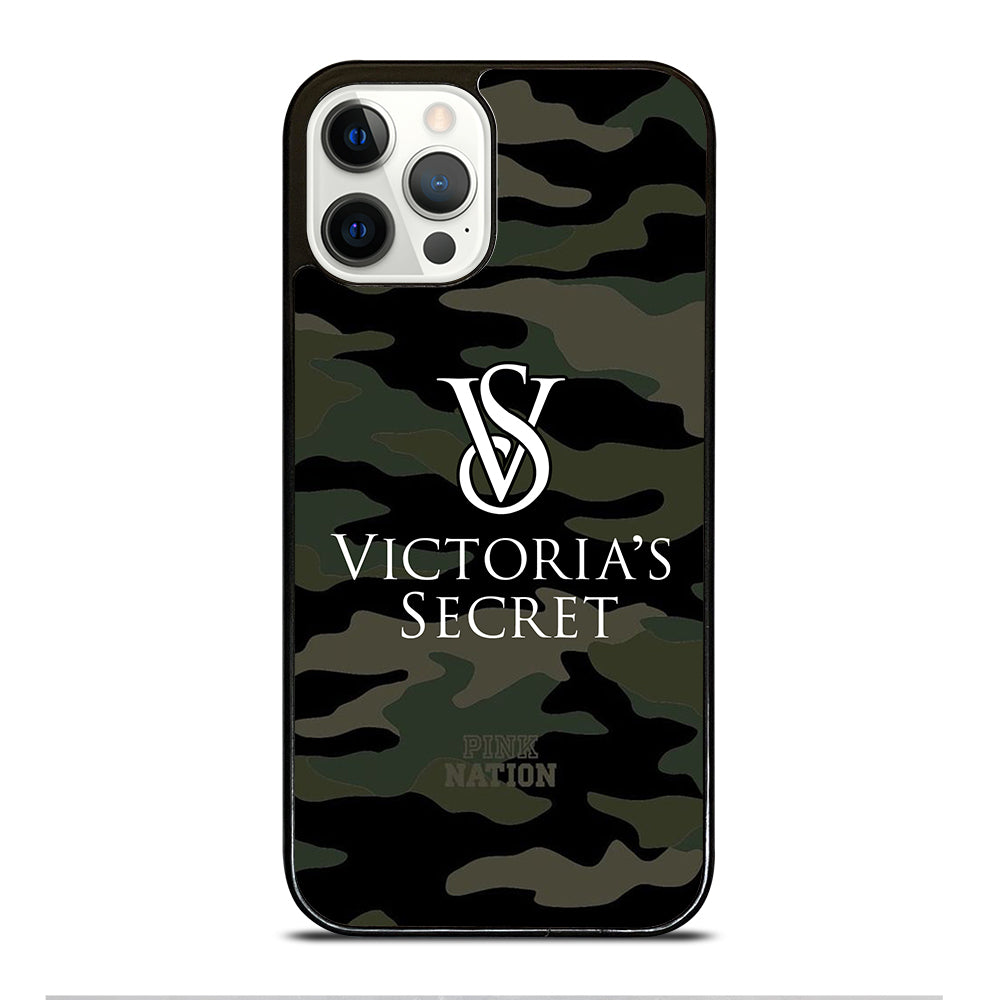 VICTORIA'S SECRET CAMO LOGO 2 iPhone 12 Pro Case Cover