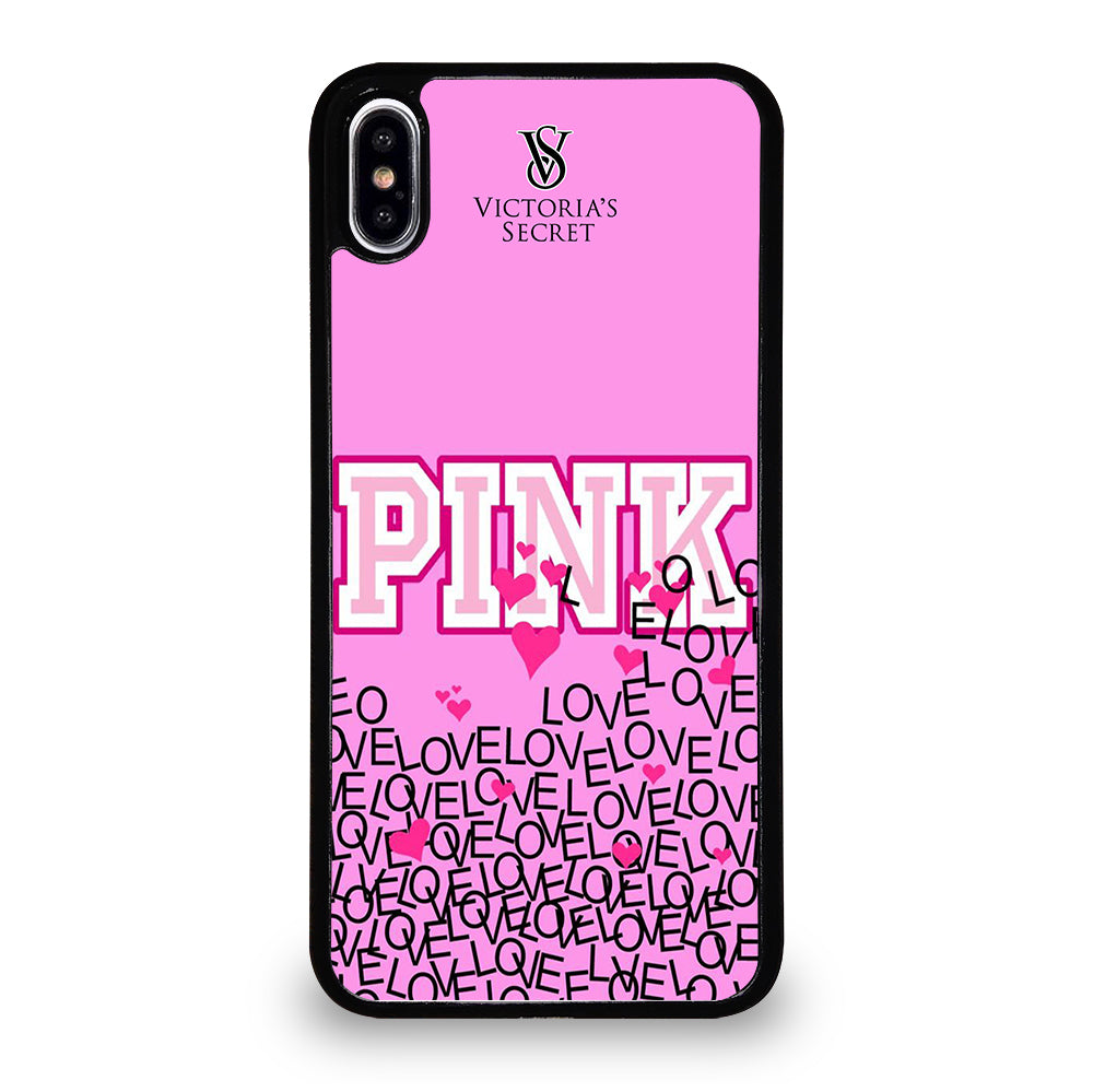 VICTORIA'S SECRET PINK LOVE iPhone XS Max Case Cover